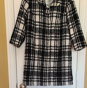 BB Dakota Houndstooth Pea Coat
